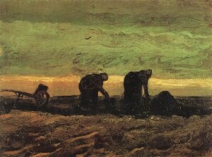 Винсент Ван Гог Ранние работы Две женщины на вересковой пустоши  1883г